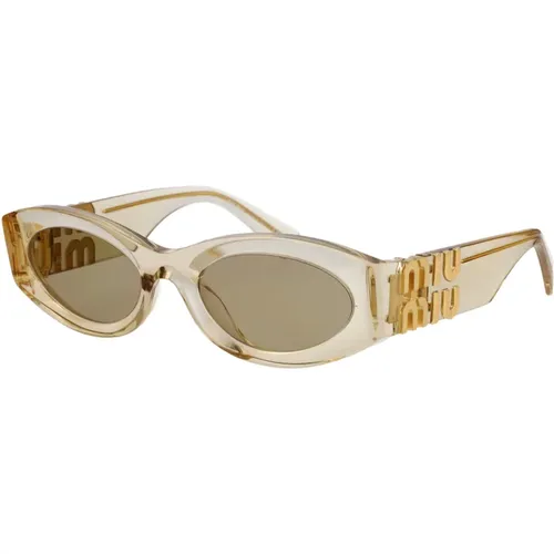 Stylish Sunglasses with 0MU 11Ws Design , female, Sizes: 54 MM - Miu Miu - Modalova