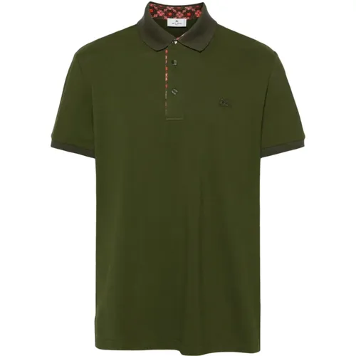 Grüne T-Shirts und Polos , Herren, Größe: L - ETRO - Modalova