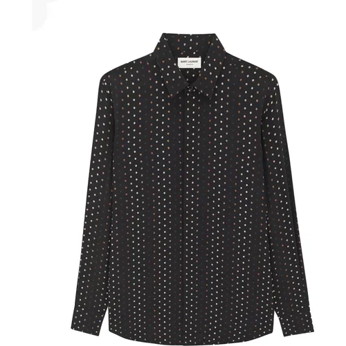 Shirt , male, Sizes: L - Saint Laurent - Modalova