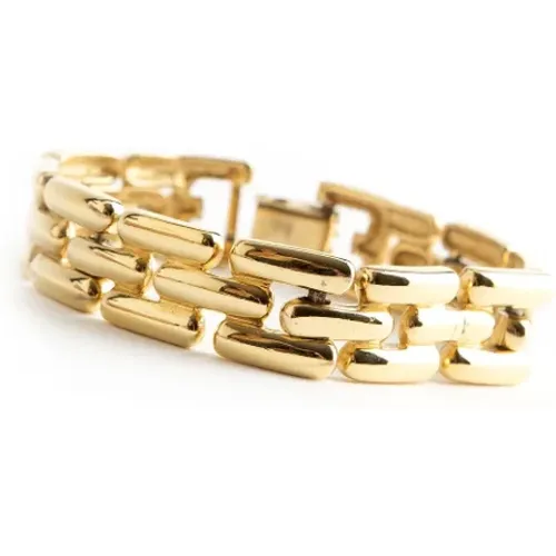 Vintage Gold-tone Chain Bracelet with Decorative Links , female, Sizes: ONE SIZE - Givenchy Pre-owned - Modalova