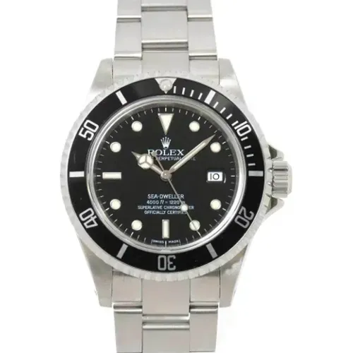 Pre-owned Glass watches , male, Sizes: ONE SIZE - Rolex Vintage - Modalova