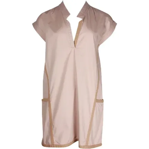 Gebrauchtes Rosa Baumwoll Hermès Kleid , Damen, Größe: XS - Hermès Vintage - Modalova