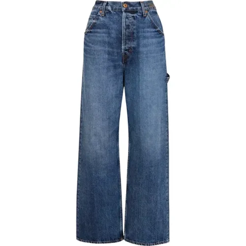 Vintage High-Waisted Denim Jeans , Damen, Größe: W30 - Chloé - Modalova