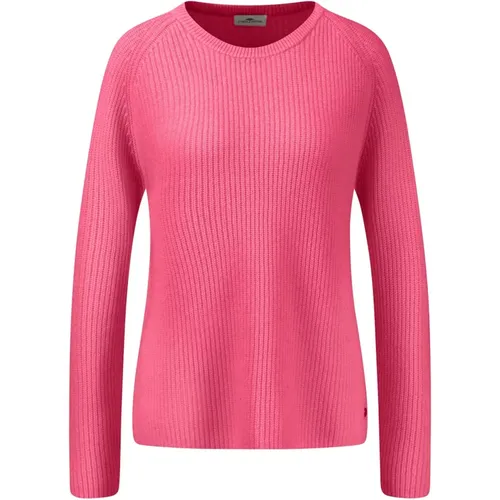 Kaschmir Rib Crewneck Pullover - FYNCH-HATTON - Modalova