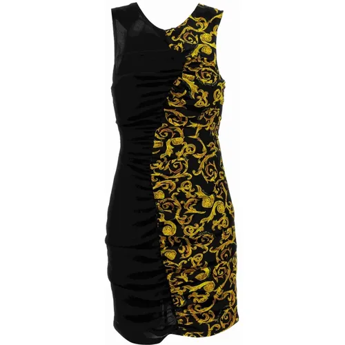 Barocco Mini Kleid , Damen, Größe: S - Versace Jeans Couture - Modalova