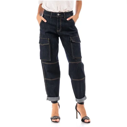 Jeans mit Seitentasche , Damen, Größe: L - Dixie - Modalova