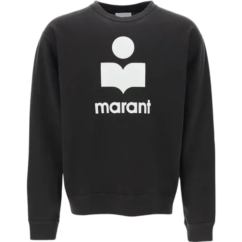Flocked Logo Sweatshirt , male, Sizes: L, M - Isabel marant - Modalova