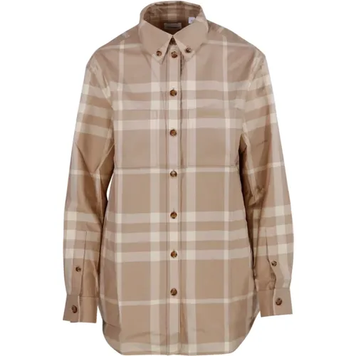 Ivanna CHK Shirt , female, Sizes: XS - Burberry - Modalova