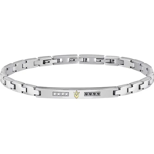 Elegant Stainless Steel Mens Bracelet Watch , male, Sizes: ONE SIZE - Maserati - Modalova