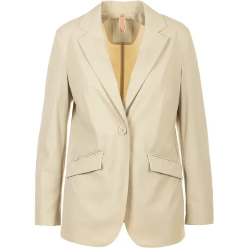 White Monopetto Jacket , female, Sizes: 2XS - Duno - Modalova