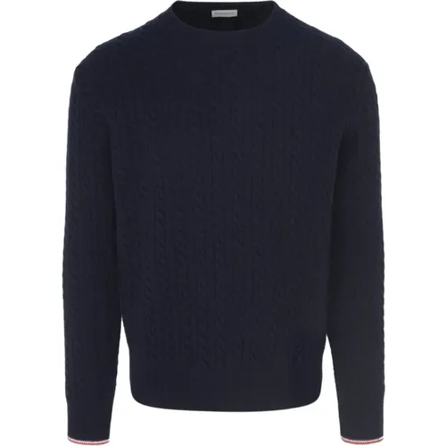 RWB Tip Sweater XL Navy , male, Sizes: XL - Moncler - Modalova