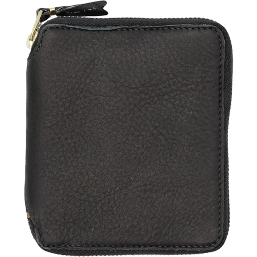 Schwarze Reißverschluss Brieftasche Accessoires Aw24 - Comme des Garçons - Modalova