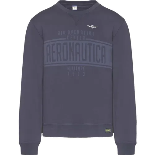 Sweatshirt , Herren, Größe: M - aeronautica militare - Modalova