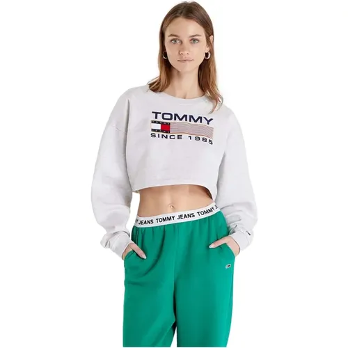 Super Crop Modern Sweat Hoodie - Tommy Jeans - Modalova