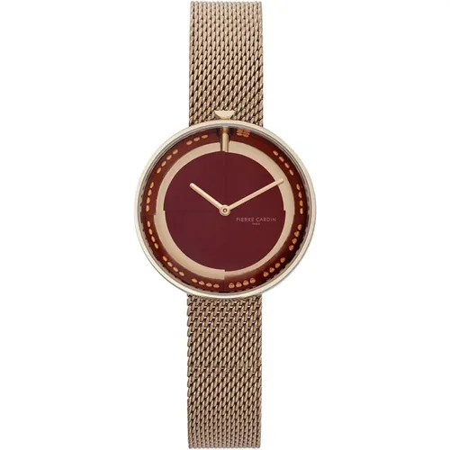 Rose Gold Bangle Watch , Damen, Größe: ONE Size - Pierre Cardin - Modalova