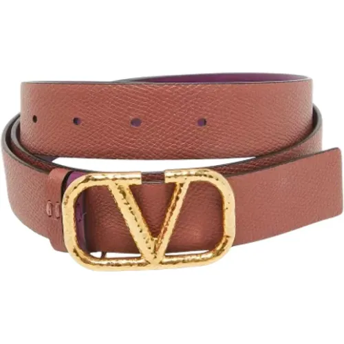 Pre-owned Leather belts , female, Sizes: ONE SIZE - Valentino Vintage - Modalova