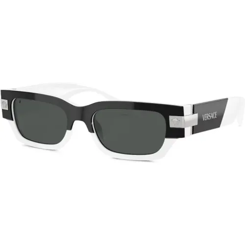 Ve4465 545987 Sunglasses , male, Sizes: 53 MM - Versace - Modalova