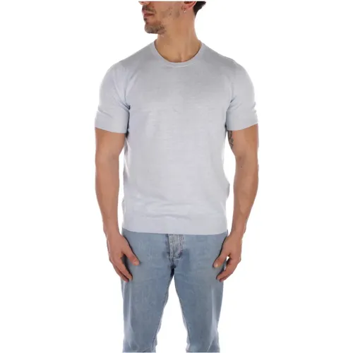 Light Linen Cotton T-shirt , male, Sizes: M, 3XL, 2XL, XL - Tagliatore - Modalova