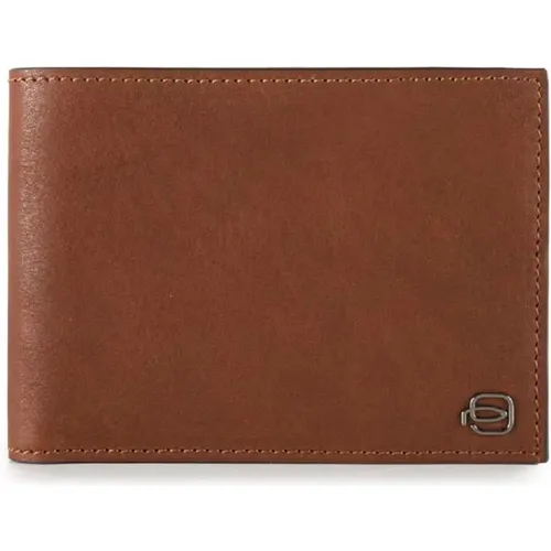 Leather Wallet Rfid Protection , male, Sizes: ONE SIZE - Piquadro - Modalova