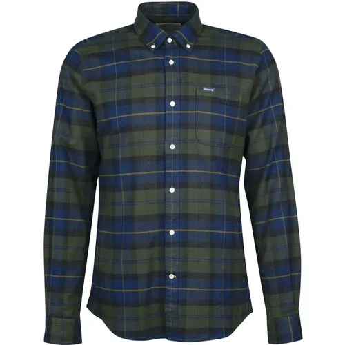 Smart-Casual Mens Shirt with Tartan Pattern , male, Sizes: S, XL, M - Barbour - Modalova