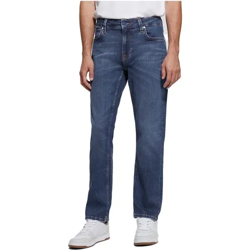 Slim Fit Hotlap Baumwoll Jeans , Herren, Größe: W30 - Guess - Modalova