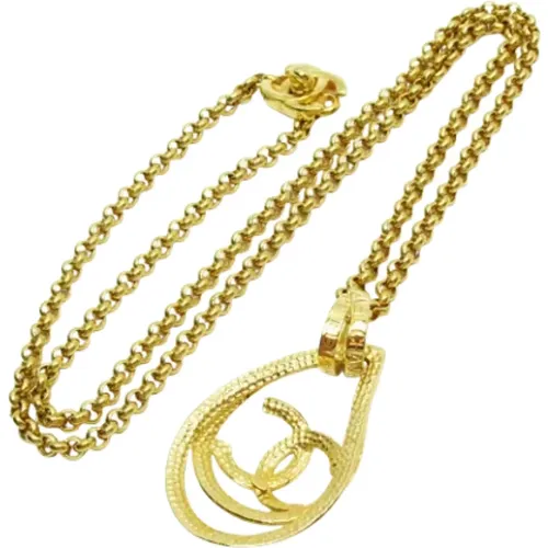 Pre-owned Metal chanel-jewelry , female, Sizes: ONE SIZE - Chanel Vintage - Modalova