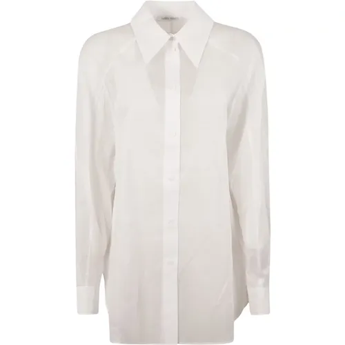 Weißes Hemd Camicia , Damen, Größe: M - alberta ferretti - Modalova