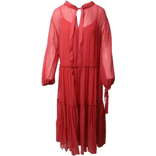 Pre-owned Baumwolle dresses , Damen, Größe: S - Chloé Pre-owned - Modalova