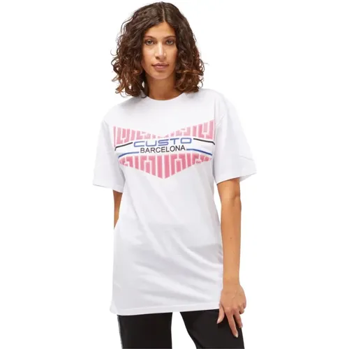 Cotton Tops & T-Shirt , female, Sizes: M, S, XS - Custo Barcelona - Modalova