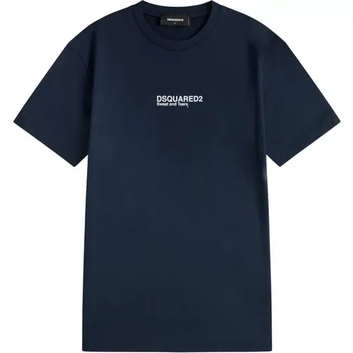 Cool Fit Logo T-Shirt , Herren, Größe: XL - Dsquared2 - Modalova