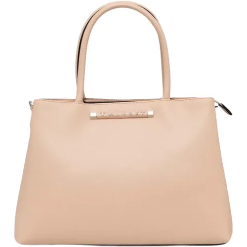 Medium Handbag with Zipper and Magnet Closure , female, Sizes: ONE SIZE - Twinset - Modalova