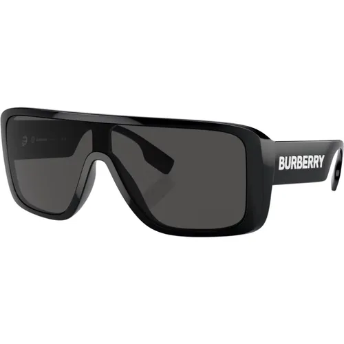 Dark Grey Sunglasses , male, Sizes: 30 MM - Burberry - Modalova
