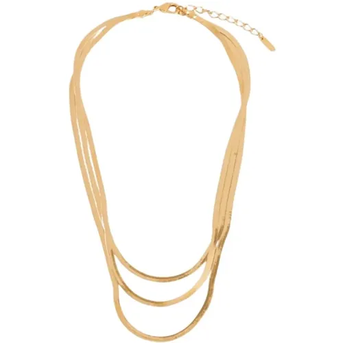Goldene Schlangenkette Halskette - Malababa - Modalova