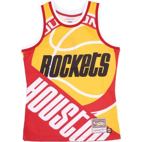 NBA Big Face Mode Tank , Herren, Größe: L - Mitchell & Ness - Modalova