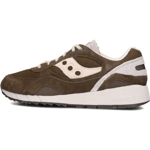 Braune Shadow 6000 Sneakers , Herren, Größe: 42 EU - Saucony - Modalova