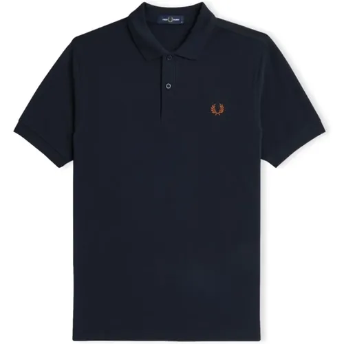 Baumwoll Polo Shirt Regular Fit , Herren, Größe: 2XL - Fred Perry - Modalova