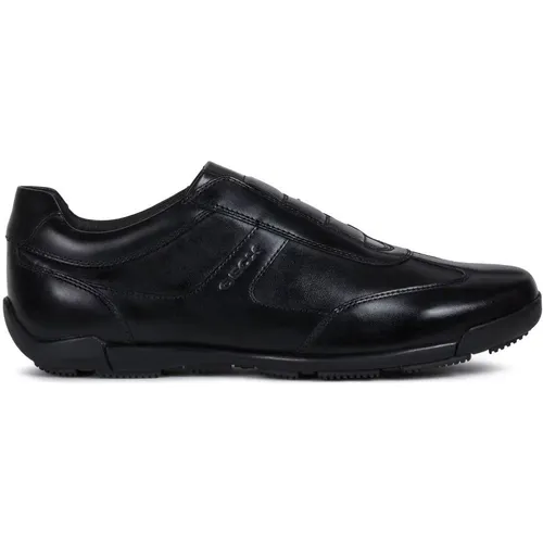 Laced Shoes for Men , male, Sizes: 10 UK, 11 UK, 12 UK, 7 UK, 9 UK, 8 UK - Geox - Modalova