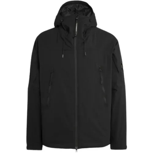 Schwarze Regular Jacke , Herren, Größe: XL - C.P. Company - Modalova