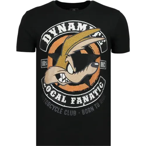 Dynamite Coyote - Printed T-shirt Men - 6320Z , male, Sizes: XL, L, M - Local Fanatic - Modalova