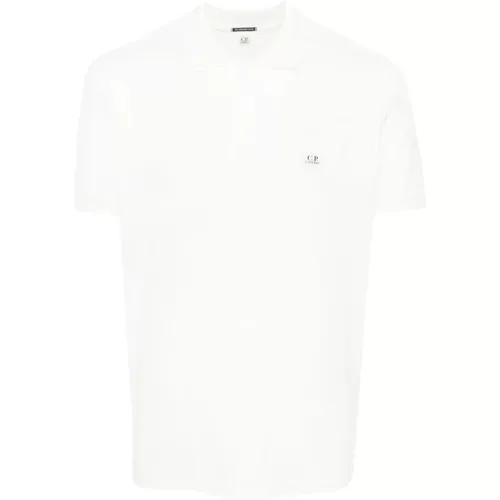 Polo Shirts,Weiße Birne Mercerized Polo Shirt - C.P. Company - Modalova