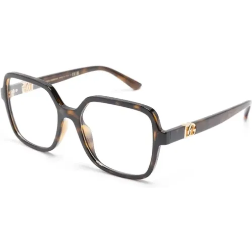 Braun/Havanna Optische Brille, vielseitig und stilvoll - Dolce & Gabbana - Modalova