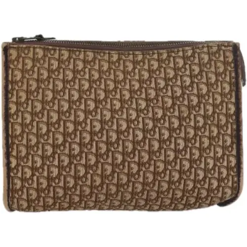 Pre-owned Canvas clutches , female, Sizes: ONE SIZE - Dior Vintage - Modalova