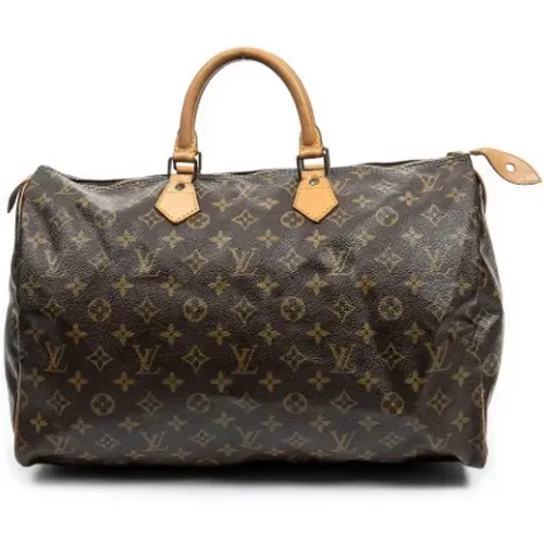 Pre-owned Coated canvas handbags , female, Sizes: ONE SIZE - Louis Vuitton Vintage - Modalova