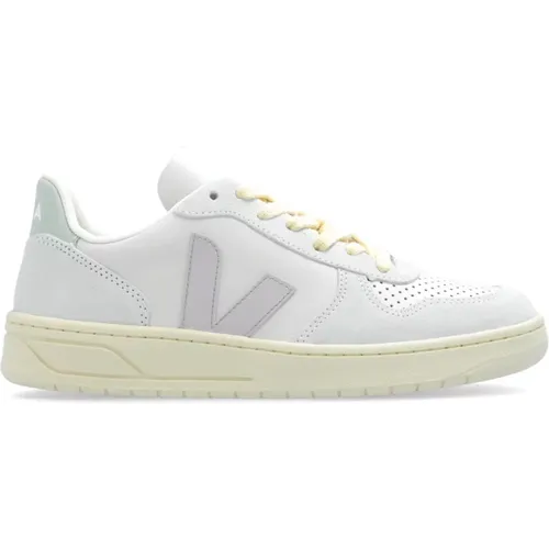 ‘V-10 Leather’ sneakers , female, Sizes: 3 UK, 8 UK, 7 UK - Veja - Modalova