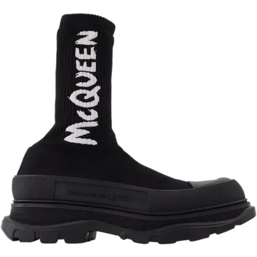 Stoff boots Alexander McQueen - alexander mcqueen - Modalova