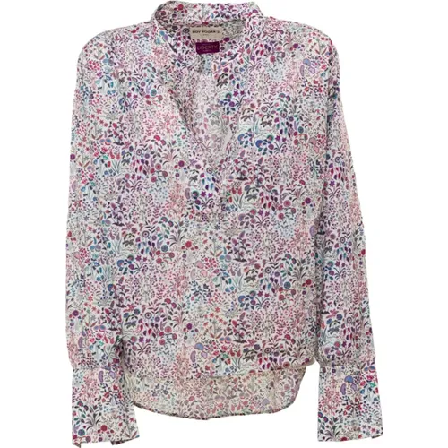 Liberty Muster Popeline Bluse , Damen, Größe: M - Roy Roger's - Modalova