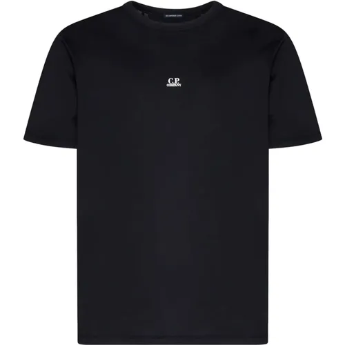Logo Print Jersey T-shirt , male, Sizes: S, L, M, XL - C.P. Company - Modalova