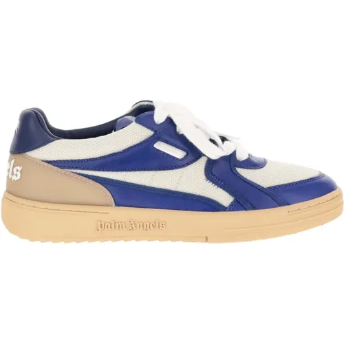 Color-Block Leather Sneakers , male, Sizes: 6 UK - Palm Angels - Modalova