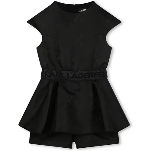 Schwarzes Kinderkleid Vestito - Karl Lagerfeld - Modalova