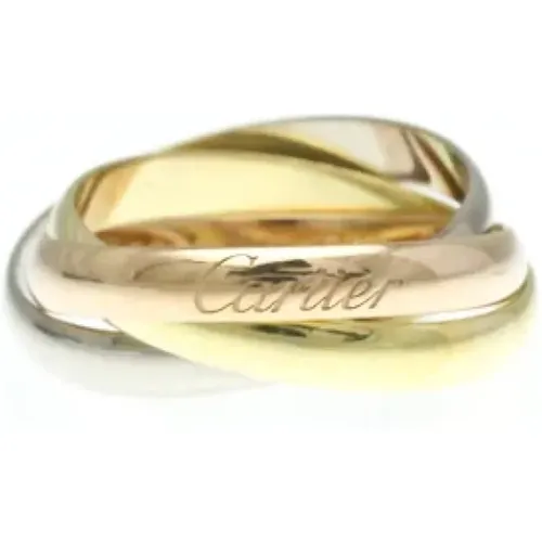 Pre-owned Gold rings , female, Sizes: ONE SIZE - Cartier Vintage - Modalova